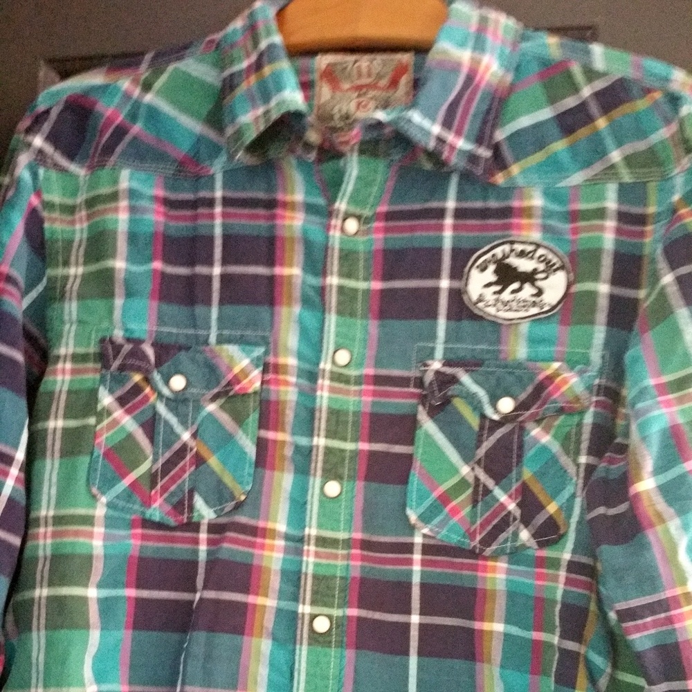 JACHS Plaid Long Sleeve Shirt Sz XXL